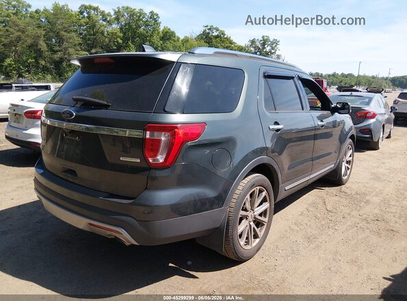 1FM5K7FHXGGC99466 2016 FORD EXPLORER Green უკანა მარჯვენა