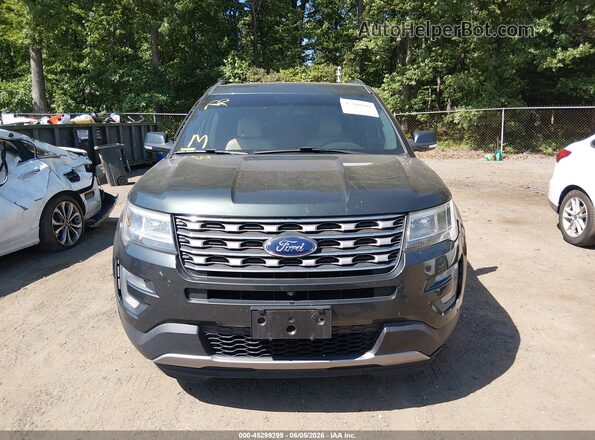1FM5K7FHXGGC99466 2016 FORD EXPLORER Green ხელსაწყოთა პანელის ხედი