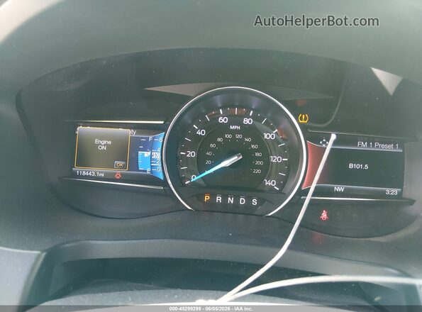 1FM5K7FHXGGC99466 2016 FORD EXPLORER Green უკანა სავარძლების ხედი