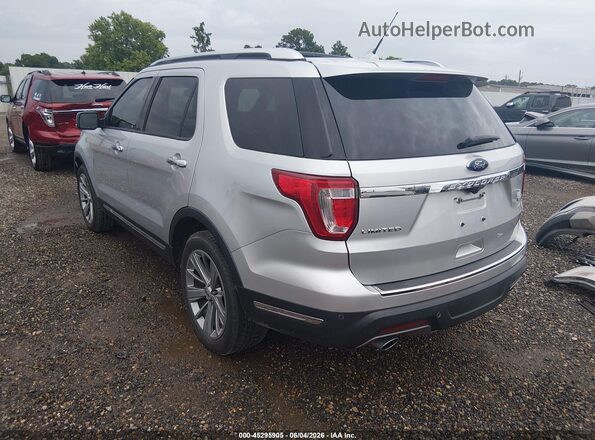 1FM5K7FHXJGB64852 2018 FORD EXPLORER Silver Tył lewy