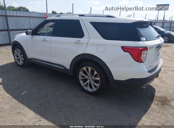 1FM5K7HC1MGC36415 2021 FORD EXPLORER Белый Задняя левая четверть