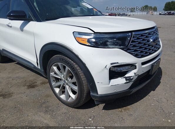 1FM5K7HC1MGC36415 2021 FORD EXPLORER Белый Вид спереди