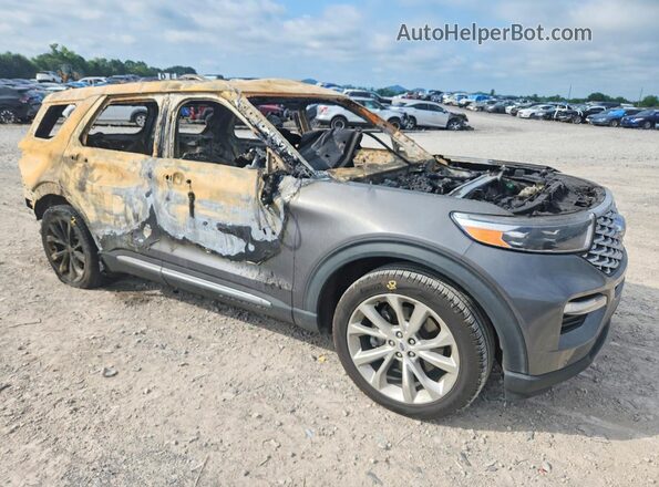 1FM5K7HW2NNA14795 2022 FORD EXPLORER Пожар Передняя правая четверть
