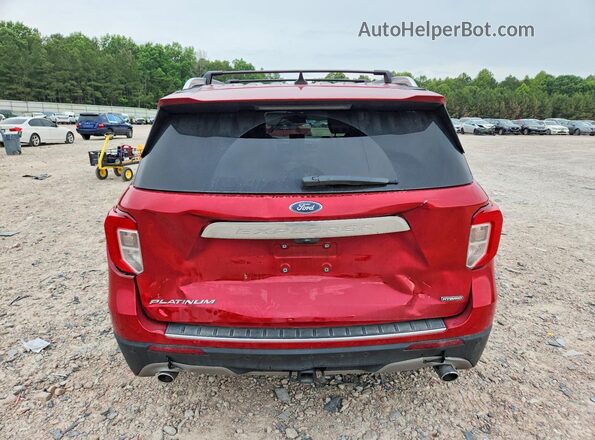1FM5K7HW8PNA02234 2023 FORD EXPLORER Red Widok z tyłu
