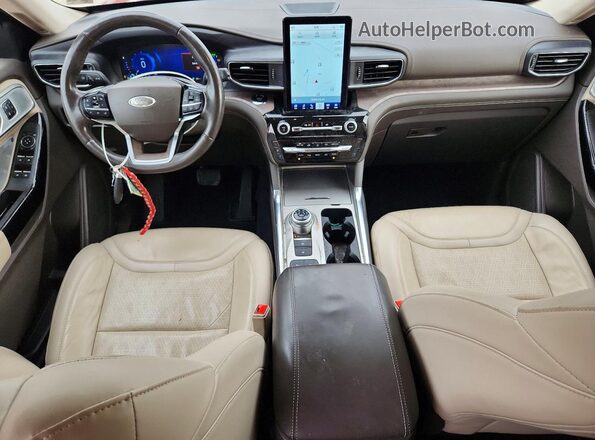 1FM5K7HW8PNA02234 2023 FORD EXPLORER Red Widok deski rozdzielczej