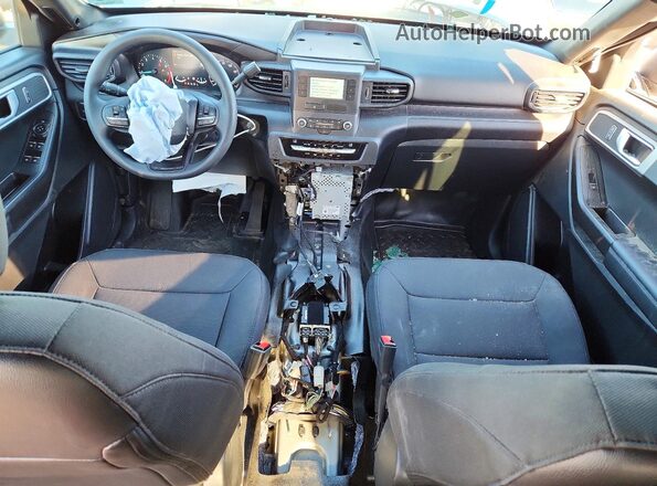 1FM5K8AB0PGA34645 2023 FORD EXPLORER Silver წინა პანელის ხედი