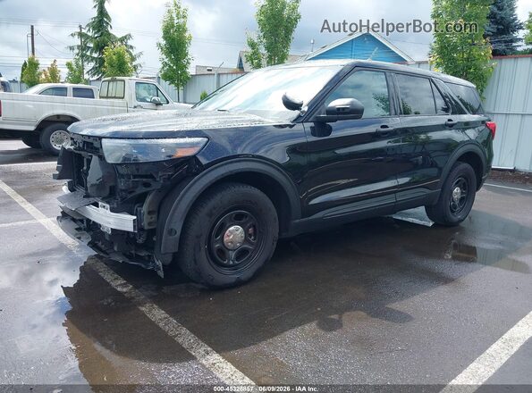 1FM5K8AB0RGA68944 2024 FORD POLICE INTERCEPTOR Black Vista tres cuartos delantera izquierda