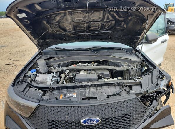 1FM5K8AB0RGA71522 2024 FORD EXPLORER Black Engine compartment view