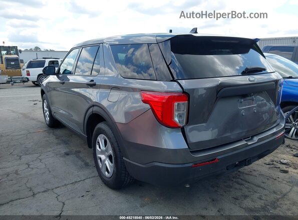 1FM5K8AB1LGC15294 2020 FORD POLICE INTERCEPTOR Gray Rear left