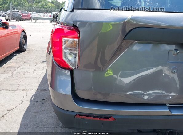 1FM5K8AB1LGC15294 2020 FORD POLICE INTERCEPTOR Gray Front view