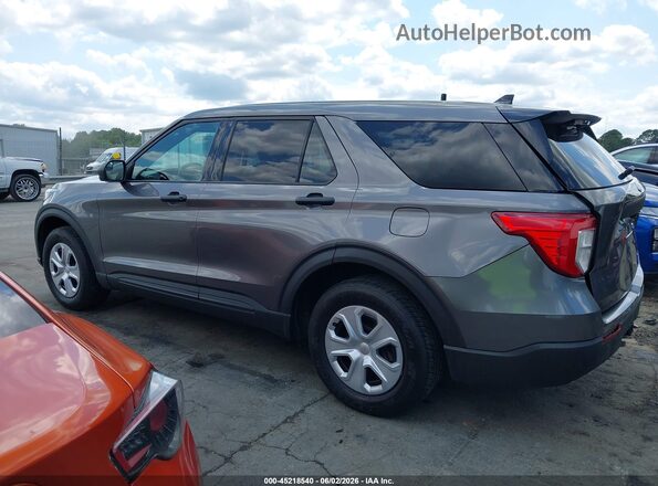 1FM5K8AB1LGC15294 2020 FORD POLICE INTERCEPTOR Gray 360 interior view