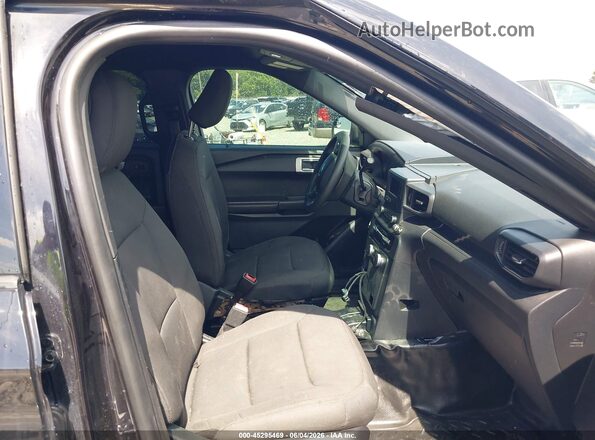 1FM5K8AB1MGA07479 2021 FORD POLICE INTERCEPTOR Black Front interior view