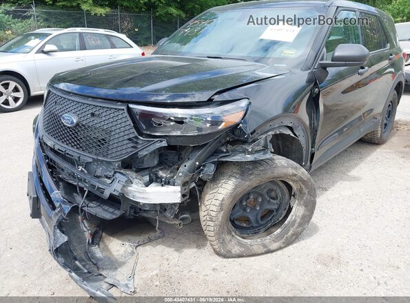 1FM5K8AB1RGA47102 2024 FORD POLICE INTERCEPTOR Black Front view
