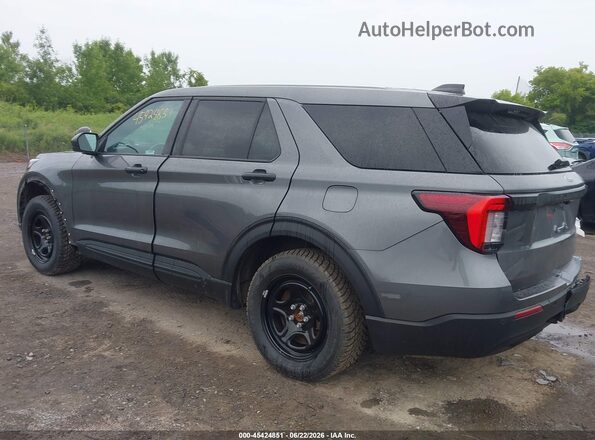 1FM5K8AB1SGA86469 2025 FORD POLICE INTERCEPTOR Серый Задняя левая четверть