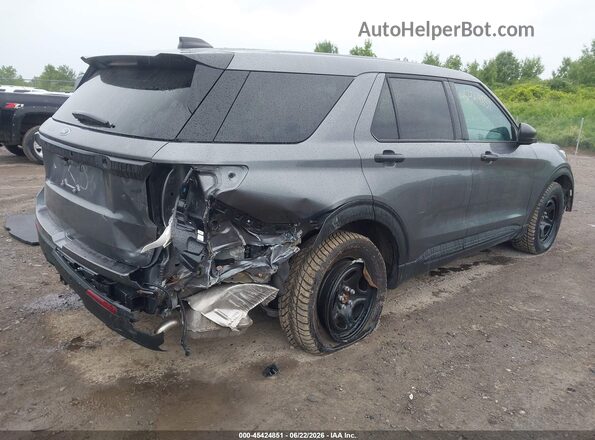 1FM5K8AB1SGA86469 2025 FORD POLICE INTERCEPTOR Серый Задняя правая четверть