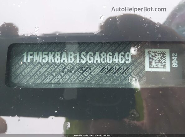 1FM5K8AB1SGA86469 2025 FORD POLICE INTERCEPTOR Серый 
