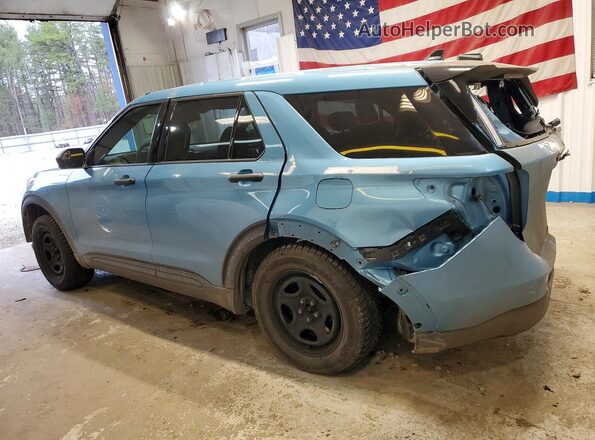 1FM5K8AB2LGA64630 2020 FORD EXPLORER Blue Հետևի ձախ