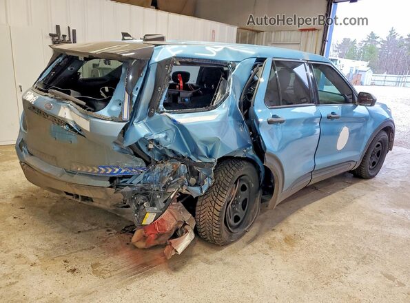 1FM5K8AB2LGA64630 2020 FORD EXPLORER Blue Հետևի աջ