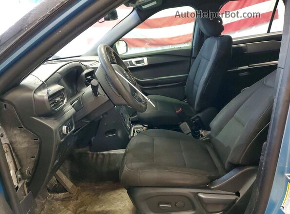 1FM5K8AB2LGA64630 2020 FORD EXPLORER Blue Սալոնի դիմացի տեսք