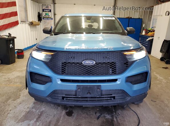 1FM5K8AB2LGA64630 2020 FORD EXPLORER Blue Դիմացի տեսք