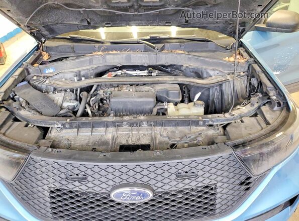 1FM5K8AB2LGA64630 2020 FORD EXPLORER Blue Շարժիչի բաժամունքի տեսք
