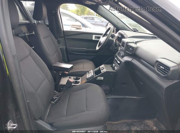 1FM5K8AB2NGA31212 2022 FORD POLICE INTERCEPTOR Black Вид салону спереду