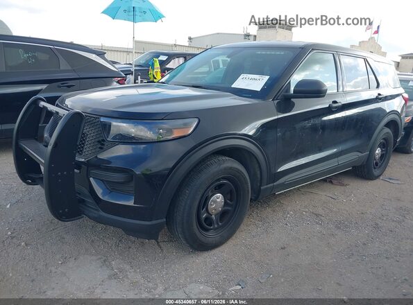 1FM5K8AB2NGA31212 2022 FORD POLICE INTERCEPTOR Black Передня ліва чверть