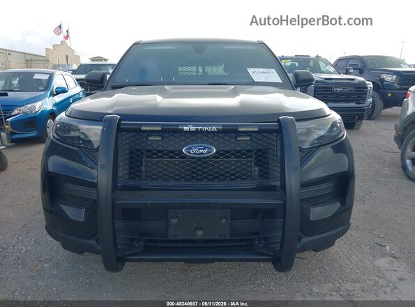1FM5K8AB2NGA31212 2022 FORD POLICE INTERCEPTOR Black Вид щитка приладів