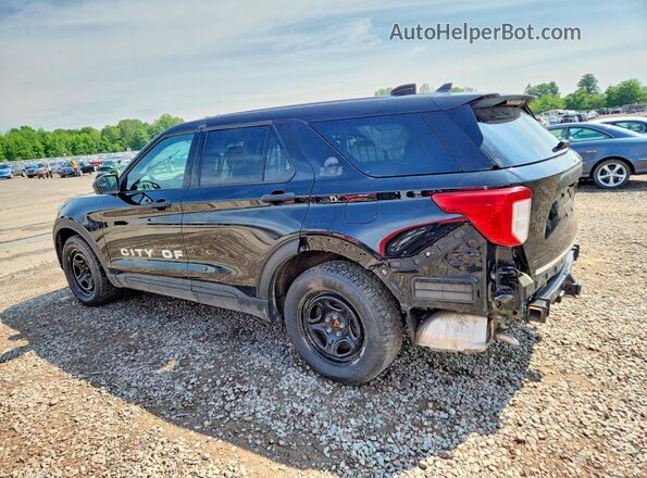 1FM5K8AB2PGA62771 2023 FORD EXPLORER Черный Задняя левая четверть