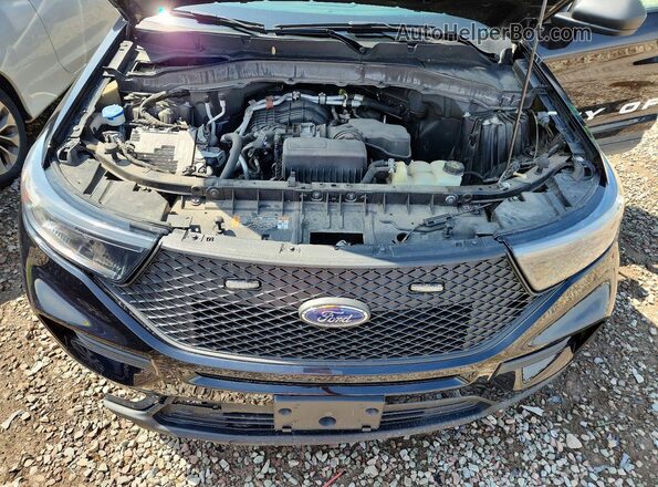 1FM5K8AB2PGA62771 2023 FORD EXPLORER Черный Вид подкапотного пространства