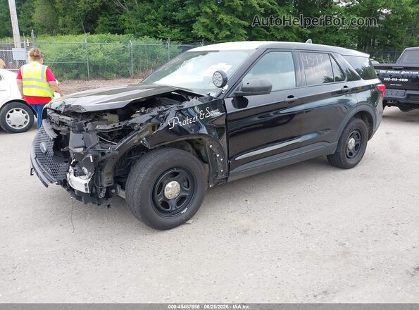 1FM5K8AB2RGA47786 2024 FORD POLICE INTERCEPTOR Black Przód lewy