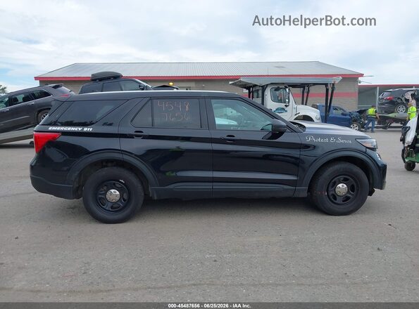 1FM5K8AB2RGA47786 2024 FORD POLICE INTERCEPTOR Black Widok wnętrza z tyłu