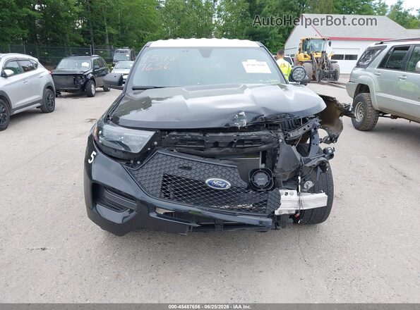 1FM5K8AB2RGA47786 2024 FORD POLICE INTERCEPTOR Black Widok zestawu wskaźników