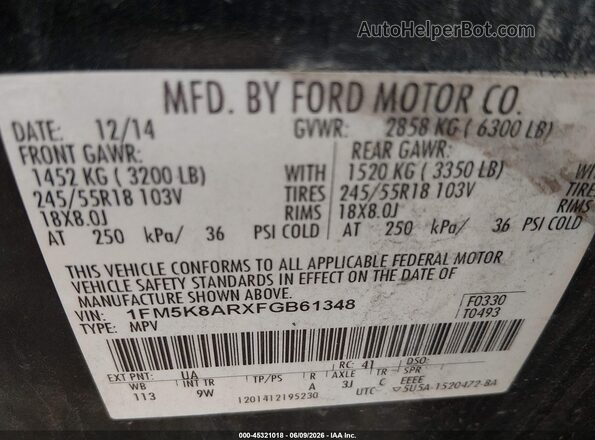 1FM5K8AB2TGA76227 2026 FORD POLICE INTERCEPTOR Black 