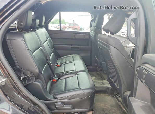1FM5K8AB3LGD18703 2020 FORD EXPLORER Черный Вид задней части салона