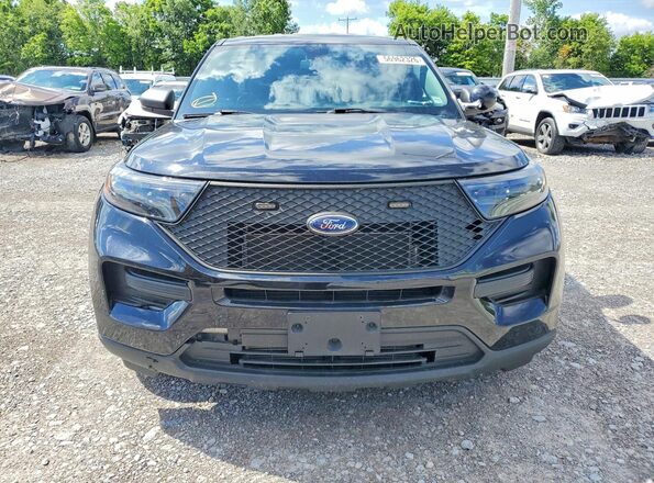 1FM5K8AB3LGD18703 2020 FORD EXPLORER Черный Вид спереди