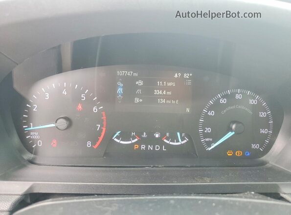 1FM5K8AB3LGD18703 2020 FORD EXPLORER Черный Вид щитка приборов