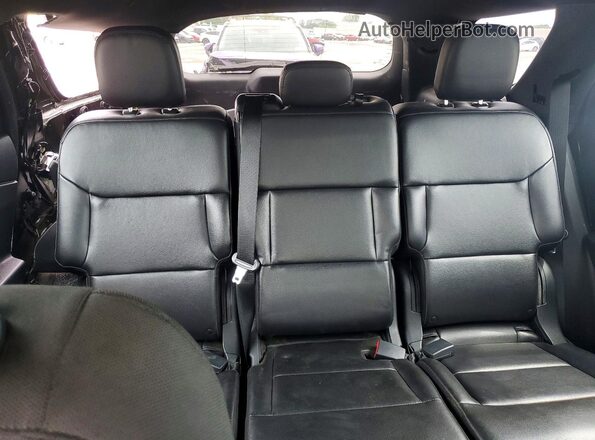 1FM5K8AB3LGD18703 2020 FORD EXPLORER Черный Вид задних сидений