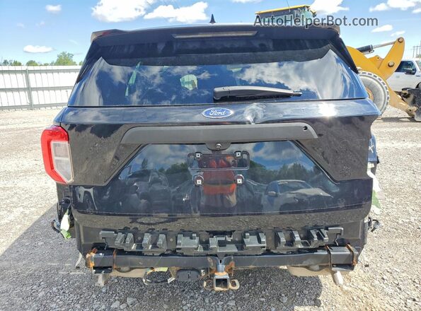 1FM5K8AB3LGD18703 2020 FORD EXPLORER Черный Вид сзади
