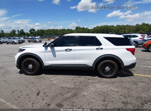 1FM5K8AB3MGA19262 2021 FORD POLICE INTERCEPTOR White Панорамний вид салону 360°