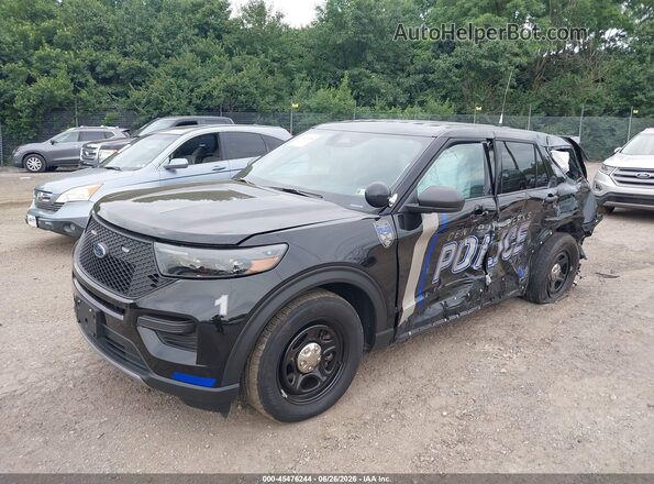 1FM5K8AB3SGA58172 2025 FORD POLICE INTERCEPTOR Black Передня ліва чверть
