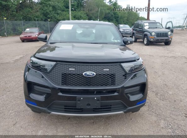 1FM5K8AB3SGA58172 2025 FORD POLICE INTERCEPTOR Black Вид щитка приладів