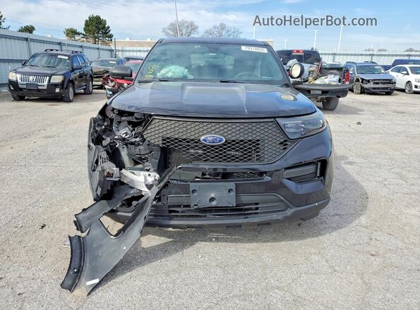 1FM5K8AB5LGC62893 2020 FORD EXPLORER Black Front view