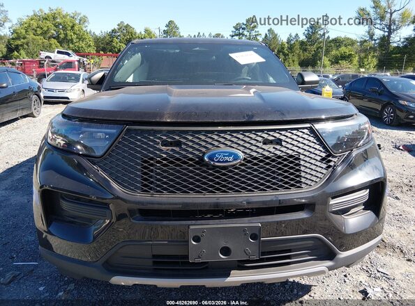 1FM5K8AB5SGA32351 2025 FORD POLICE INTERCEPTOR Black Вид щитка приладів