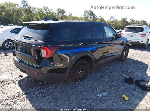 1FM5K8AB5SGA32351 2025 FORD POLICE INTERCEPTOR Black Задня права чверть