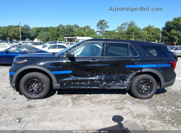1FM5K8AB5SGA32351 2025 FORD POLICE INTERCEPTOR Black Панорамний вид салону 360°