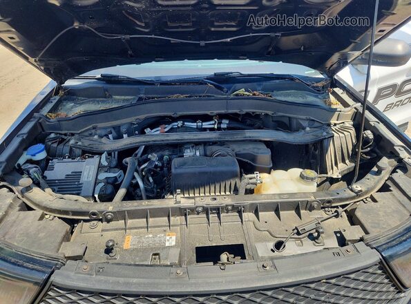 1FM5K8AB6MGC33730 2021 FORD EXPLORER Black Engine compartment view