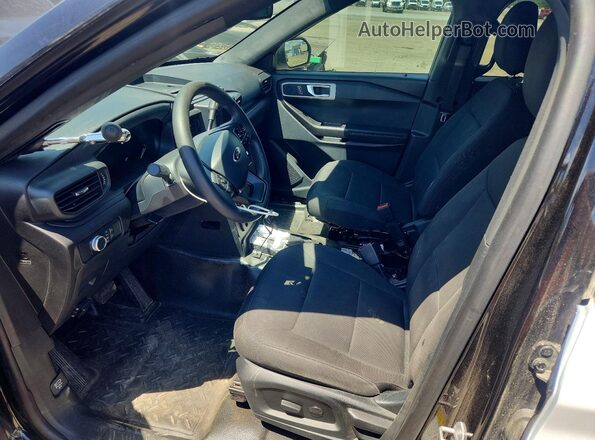 1FM5K8AB6MGC33730 2021 FORD EXPLORER Black Front interior view