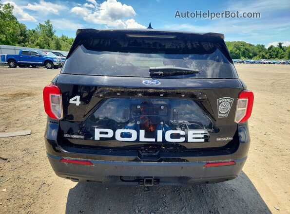1FM5K8AB6MGC33730 2021 FORD EXPLORER Black Rear view