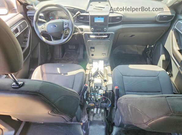 1FM5K8AB6MGC33730 2021 FORD EXPLORER Black Dashboard view